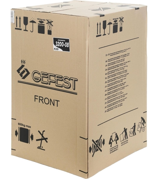 Плита газовая Gefest ПГ 3200-08 К35 белый, конфорок 4 шт, духовка 42 л, 50 см x 85 см x 53 см