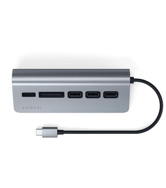 Док-станция Satechi ST-TCHCRM, USB Type-C, USB 3.0/Micro/SD, USB Type-C