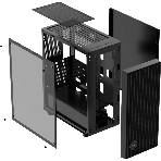 Компьютерный корпус Ocypus Gaммa C70 BK ARGB ATX/win/black/4 ARGB fans/no PSU/Tempered Glass, фото2