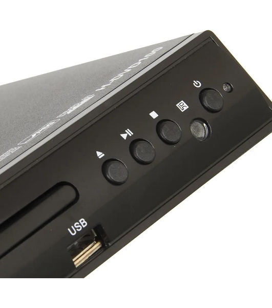 Плеер DVD Hyundai H-DVD100 черный ПДУ
