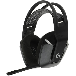 Гарнитура Logitech G733 чёрный, беспроводная, 2.4 ГГц, до 29 ч, LIGHTSYNC RGB