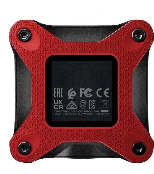 Внешний SSD ADATA SD620, 2TB, USB 3.2 Gen 2 Type-A, R/W 550/480, красный