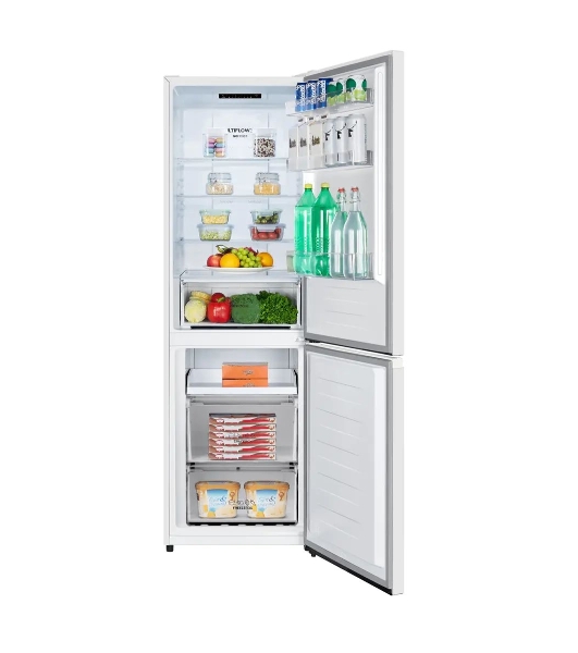 Холодильник Gorenje NRK61814W4 белый двухкамерный 207/93л морозилка снизу, No Frost