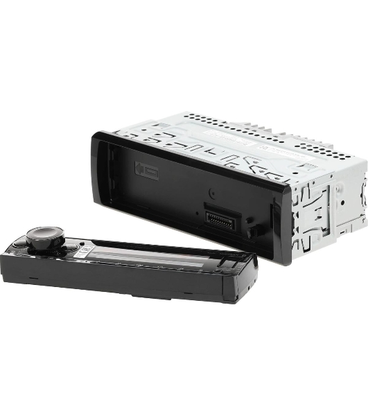 Автомагнитола Pioneer MVH-S520BT, 1 DIN, Bluetooth, USB Type-A, AUX, пульт ДУ, съёмная панель