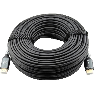 Кабель аудио-видео Cactus CS-HDMI-AOC-2-50 HDMI (m)/HDMI (m) 50м. позолоч.конт. черный