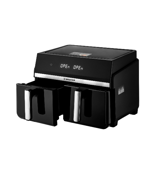 Аэрогриль BRAYER BR2050 черный, 2200 Вт, 10 л, сенсор, 8 программ
