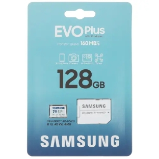 Флеш карта Samsung EVO Plus microSDXC 128 Gb MB-MC128SA/APC
