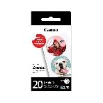 Наклейки Canon ZINK ZP-2030-2C-20 (2 круга) 4967C003/20л./белый для сублимационных принтеров, фото 1