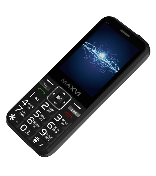 Мобильный телефон Maxvi P3 черный