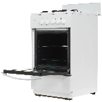Плита комбинированная Flama RK 2201 W белый, конфорок 2 газовых и 2 электрических, духовка 50 л, 50 см x 85 см x 54 см, фото5