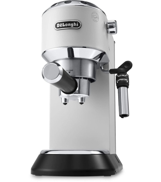 Кофеварка эспрессо DeLonghi EC685.W белый, исп. кофе - молотый/чалды, 1.1 л, 1350 Вт, 15 бар