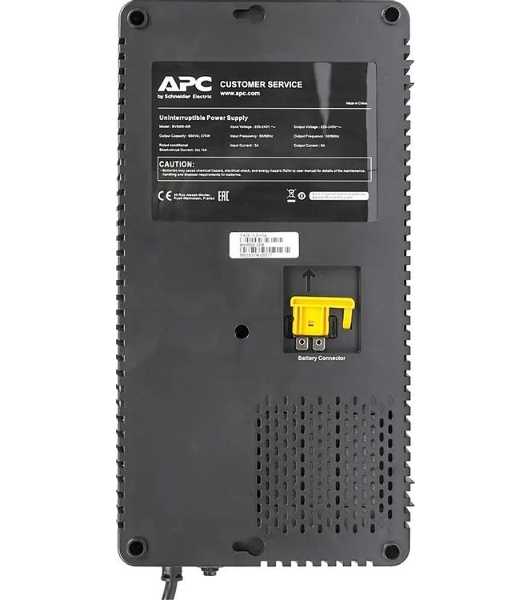Источник бесперебойного питания APC Back-UPS BV650I-GR / 650ВА / 375Вт / 4 х CEE 7 (евророзетка)