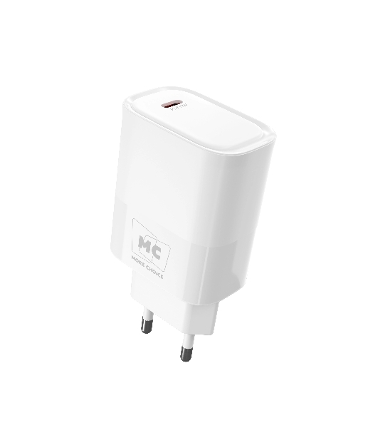 Сетевое зарядное устройство MORE CHOICE (4620202553522) NC68 1Type-C 3.0A PD 35W, белый