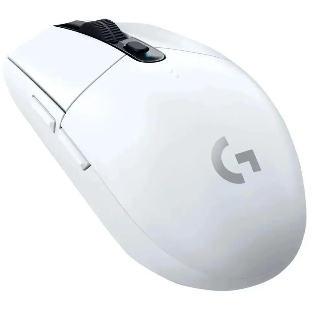 Мышь беспроводная Logitech G304 Lightspeed белый, 12000 dpi, радиоканал, USB, кнопки - 6