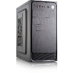 Компьютерный корпус с блоком питания 450Вт. Сase Forza mATX, 450W, 2xUSB 3.0, Black, w/o FAN, 12 см fan PSU, power cord, фото 1