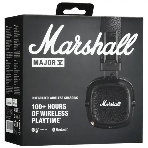 Беспроводные/проводные наушники Marshall Major V черный, накладные, Bluetooth + проводной, беспроводная зарядка, до 100 ч, фото2