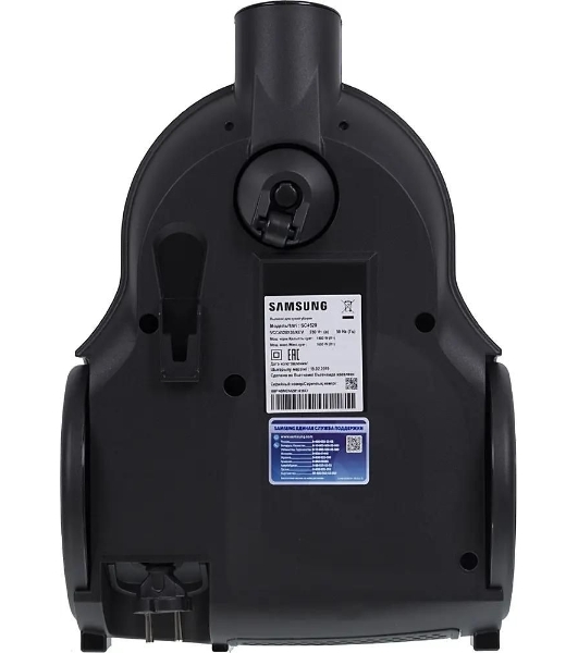 Пылесос Samsung VCC4520S36 синий/черный, 350/1600 Вт, уборка сухая, пылесборник контейнер 1.3 л