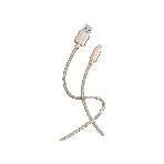 Кабель Smartbuy (iK-12-S02g) S02 MicroUSB золотистый, 3 А, 1 м, фото 1