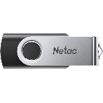 Флешка USB Netac U505 (NT03U505N-256G-32BK), 256Gb, USB 3.0, R/W 110/45, черный/серебристый, фото4