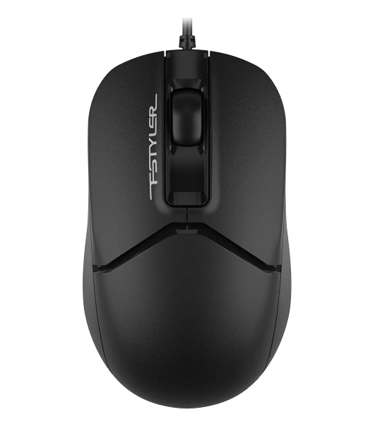 Комплект клавиатура+мышь A4Tech FStyler F1512 проводной, USB, 1200 DPI, черный