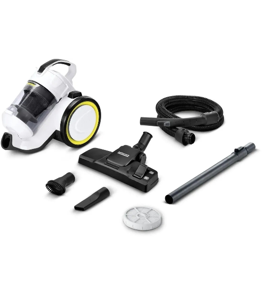 Пылесос Karcher VC 3 белый/черный, 250/700 Вт, уборка сухая, пылесборник контейнер 0.9 л