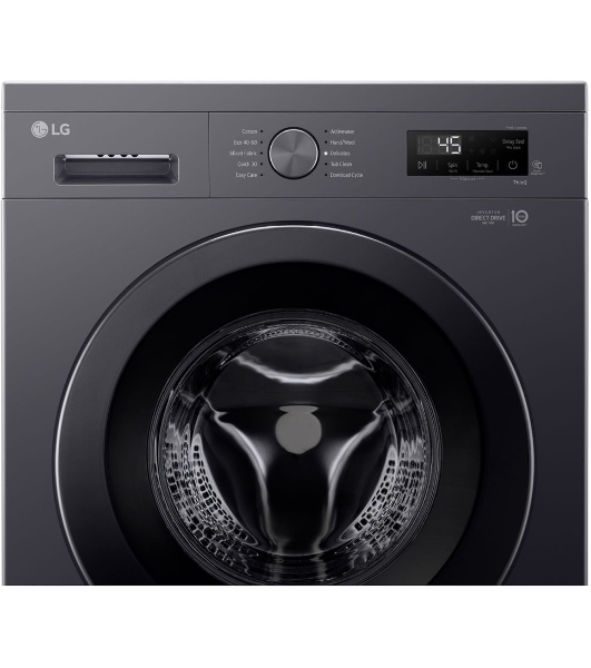 Стиральная машина LG F2Y1TYP6J графит, загрузка фронтальная 8 кг, 1200 об/мин, класс A