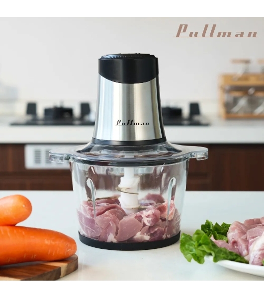 Измельчитель электрический Pullman PL-320, 1000Вт, 6 лезвий, стеклянная чаша 3 л