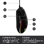 Мышь проводная Logitech G102 LIGHTSYNC черный, 8000 dpi, USB, кнопки - 6, фото14