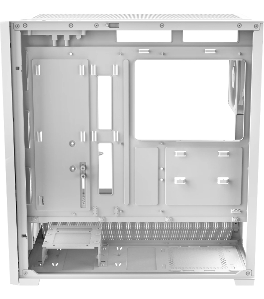 Корпус Ocypus Delta C70 WH ARGB, Midi-Tower, белый, 4 x 120 мм