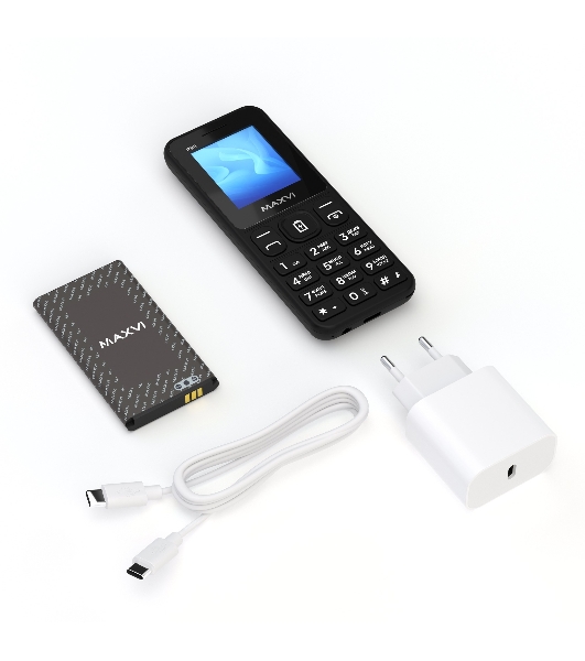 Мобильный телефон Maxvi P99 черный