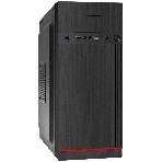 Компьютерный корпус Miditower ExeGate AA-442U2-UNS400 (ATX, БП UNS400 с вент. 12см, 1хUSB+2хUSB 3.0, аудио, черный), фото 1