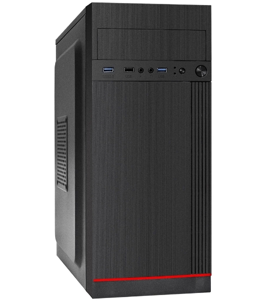 Компьютерный корпус Miditower ExeGate AA-442U2-UNS400 (ATX, БП UNS400 с вент. 12см, 1хUSB+2хUSB 3.0, аудио, черный)
