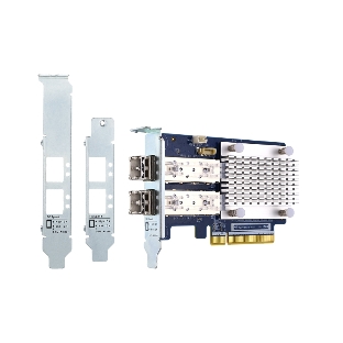 Сетевая карта QNAP QXP-16G2FC Dual-port Fiber Channel adapter, 2 x 16 Gb/s SFP +, PCIe Gen3 x8. For QTS OS ONLY