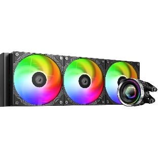 Система жидкостного охлаждения для процессора ID-COOLING FX360 INF черный 120мм алюминий+медь 2000rpm 27.2db 4-pin 350W