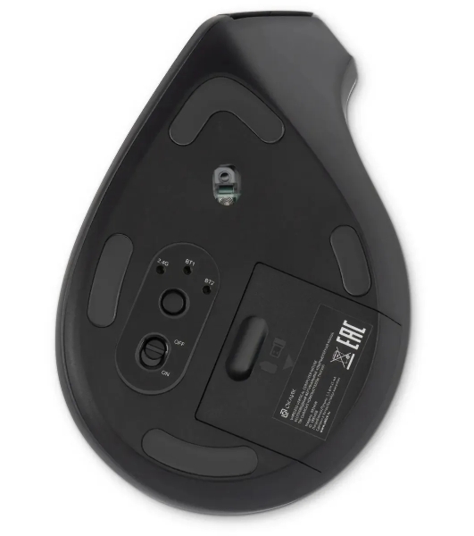 Мышь беспроводная Oklick 991MW серый, 2400 dpi, радиоканал, Bluetooth, USB, кнопки - 7