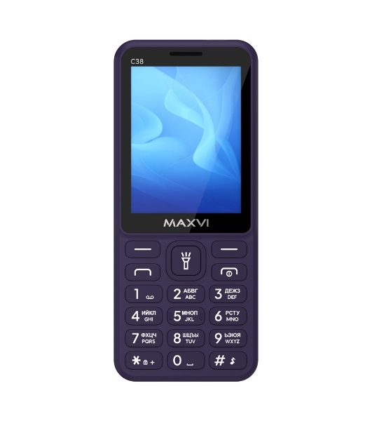 Мобильный телефон Maxvi C38 фиолетовый