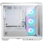 Компьютерный корпус MSI MAG Pano M100R PZ White , Micro-ATX, 1xUSB 3.2 Gen 1, 1xUSB 3.2 Gen2 Type-C, 4x120мм ARGB Fan, ARGB+PWM Control Board, TG, WHITE, фото5