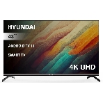 Телевизор Hyundai 43' H-LED43BU7006 черный LED UHD 60Hz Smart TV, фото 1