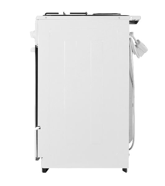 Плита комбинированная Flama RK 23-105 W белый, конфорок 4 шт, духовка 50 л, 50 см x 85 см x 60 см