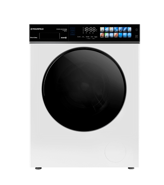 Стиральная машина Maunfeld MFWD12107ISTWH06 белый, загрузка фронтальная 10 кг, 1200 об/мин, класс A