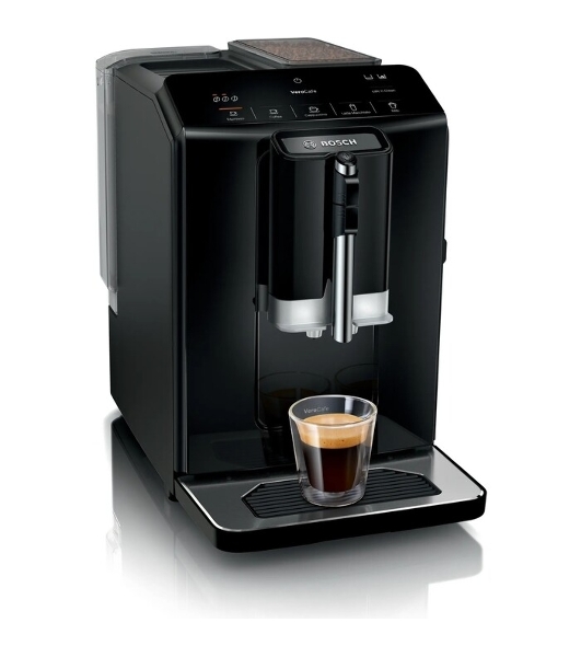 Кофемашина Bosch TIE20119 черный, исп. кофе - зерновой, 1.4 л, 1300 Вт, 15 Бар.