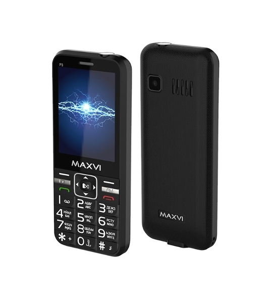 Мобильный телефон Maxvi P3 черный