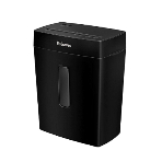 Шредер Fellowes PowerShred Р-42С черный (секр.P-4) фрагменты 8лист. 15лтр. скрепки скобы пл.карты, фото 1