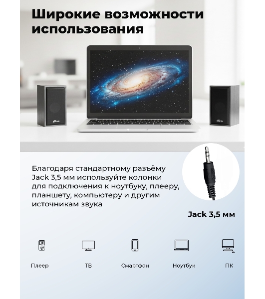 Портативная колонка Ritmix SP-3035W