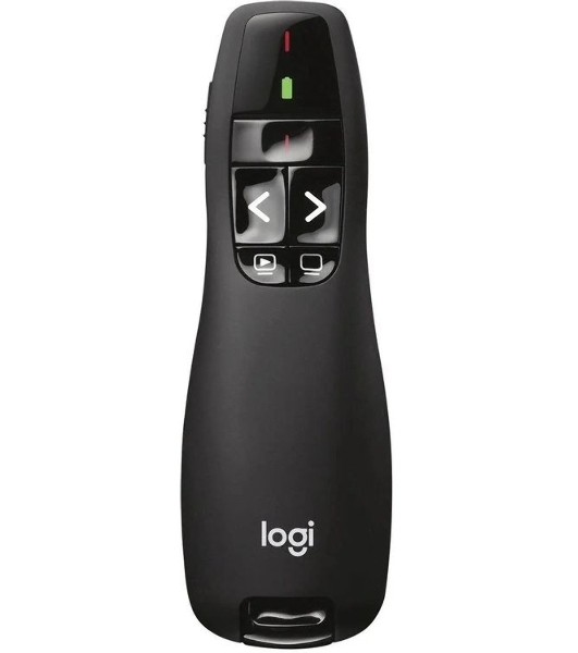 Презентер Logitech R400 Radio USB (15м) черный