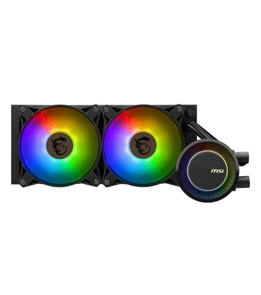 Система жидкостного охлаждения MSI MAG CORELIQUID E240 2x ARGB Fan LGA 1200/1700 AM5/AM4 (306-7ZW5E17-C24)