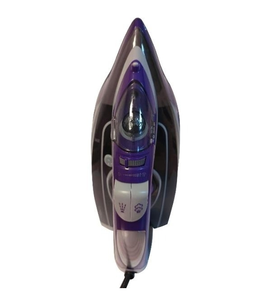Утюг JVC JRI02 фиолетовый/черный, 2400 Вт, 20 г/мин, 120 г/мин, 400 мл