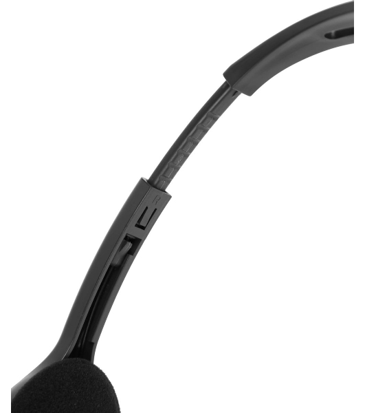 Гарнитура Logitech H111 чёрный, проводная, 3.5 мм