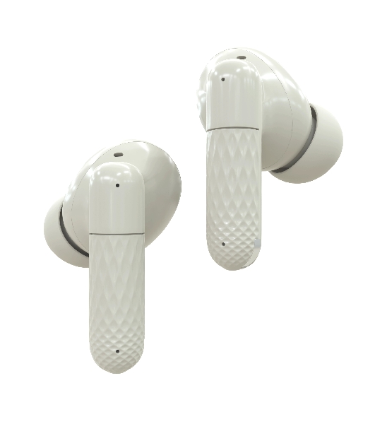 Наушники TWS More choice БВ37 белый/серый, внутриканальные, Bluetooth, сенсорное управление, до 4 ч