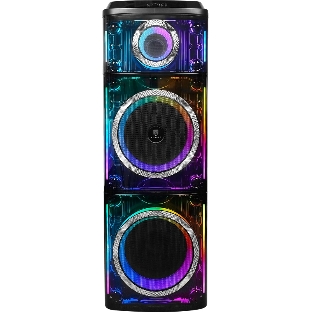 Колонка порт. Ural Молот 216 черный/черный 3000W 1.1 BT/3.5Jack/USB-C 15м 9000mAh (УРАЛ МОЛОТ 216)